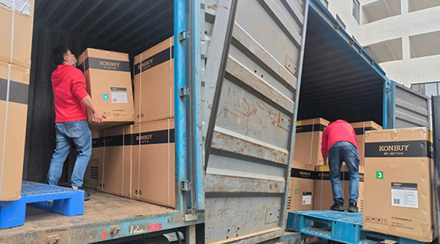 整裝待發(fā)！客戶50臺衣物烘干機(jī)裝柜完畢