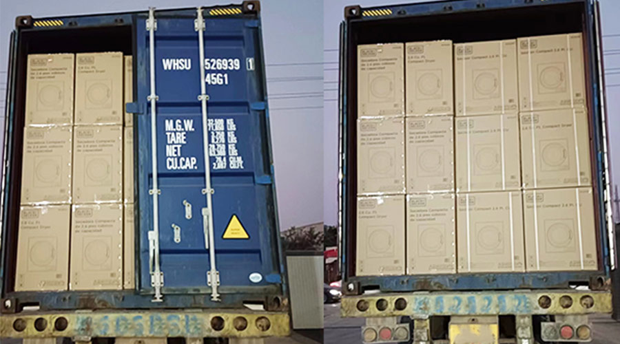 不分晝夜！完成客戶滾筒衣服烘干機(jī)發(fā)貨是職責(zé)所在