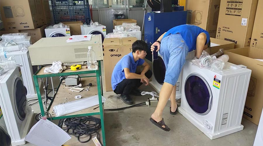 驗貨省心省力！澳洲omega客戶稱贊衣物烘干機代工質(zhì)量高